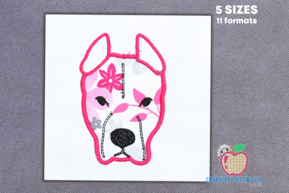 American Pit Bull Terrier Applique: A Designer's Review