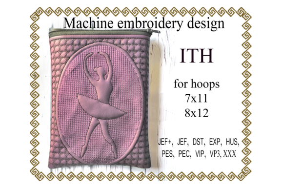 Ballerina Zippered Bag - A Charming In-the-Hoop Gift
