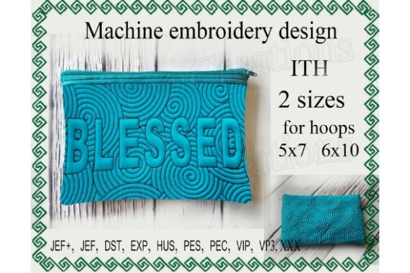 Blessed Zippered Bag - A Touch of Elegance