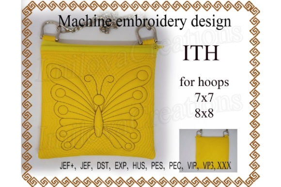 Butterfly Zippered Bag - In the Hoop Review