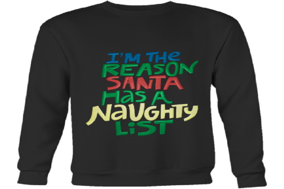 Christmas Naughty Boy or Girl Logo Review