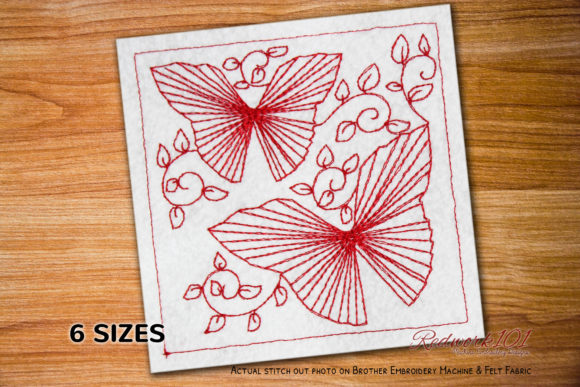 Craft Butterflies Design: A Charming Embroidery Choice