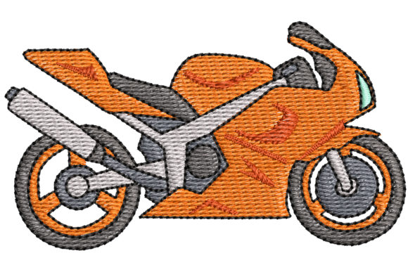 Embroidery Review: Classic Motorcycle Design