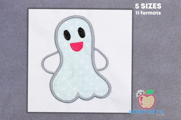 Halloween Ghost Applique: A Spooky Addition