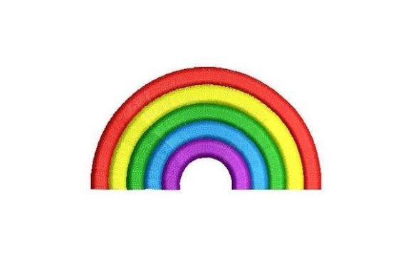 Rainbow Colorful Embroidery Design Review