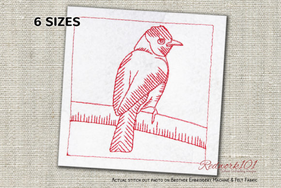 Review: African Red-Eyed Bulbul Redwork