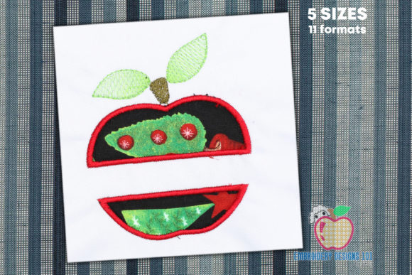 Split Apple Applique: A Charming Addition for Holiday Creations